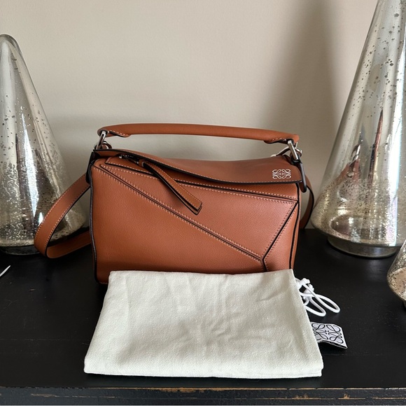 Loewe Small Tan Puzzle Bag - Picture 10 of 11